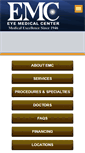 Mobile Screenshot of emc-eyes.net